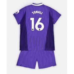 Tottenham Hotspur Sandro Tonali #16 Tredjetrøje Børn 2026-27 Kortærmet (+ Korte bukser)